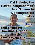 Kahele continues to work as a Hawaiian Airlines pilot, a job that paid him nearly $120,000 in 2020, according to his most recent House financial disclosure report. As a member of Congress he earns an annual salary of $174,000.